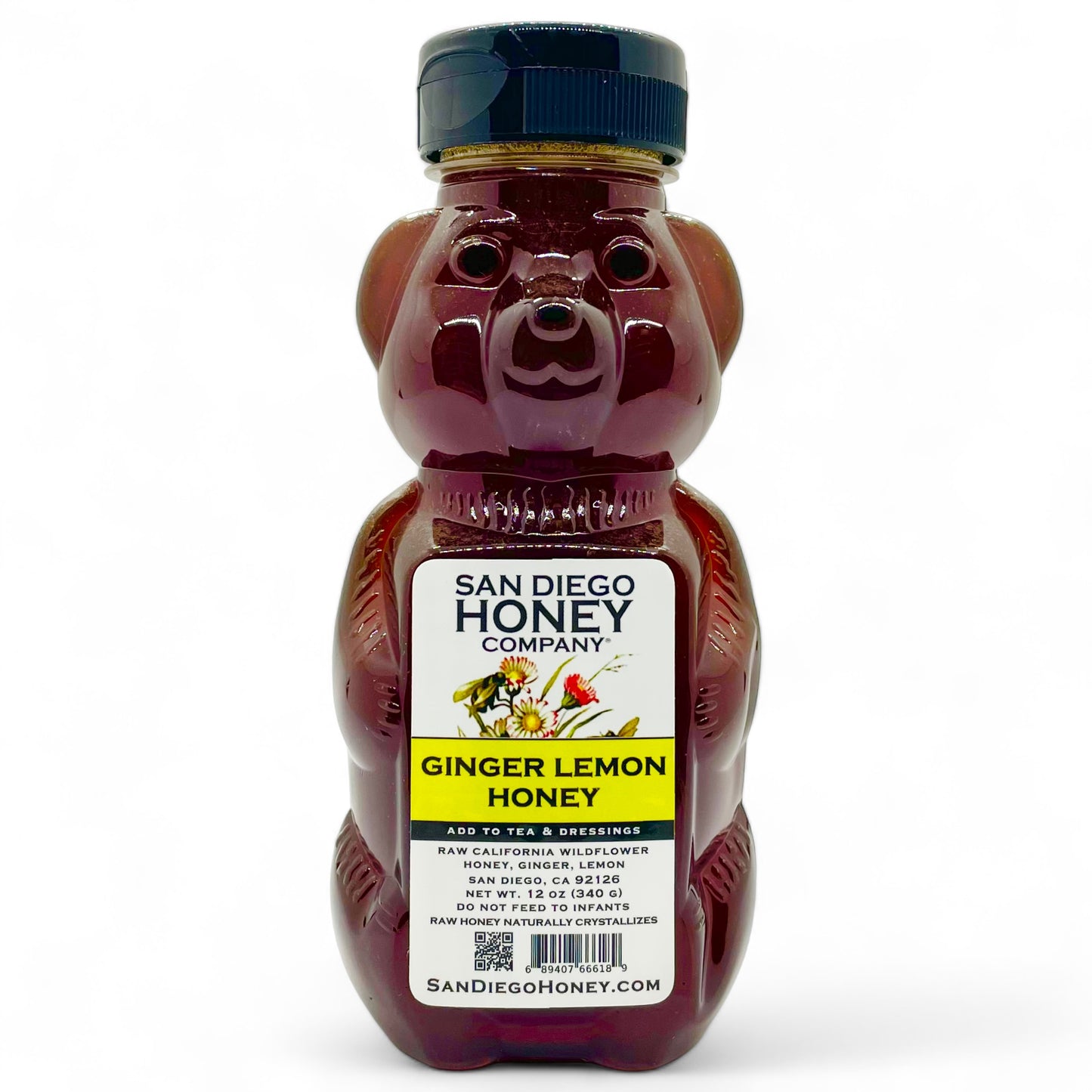 Ginger Lemon Infused Honey