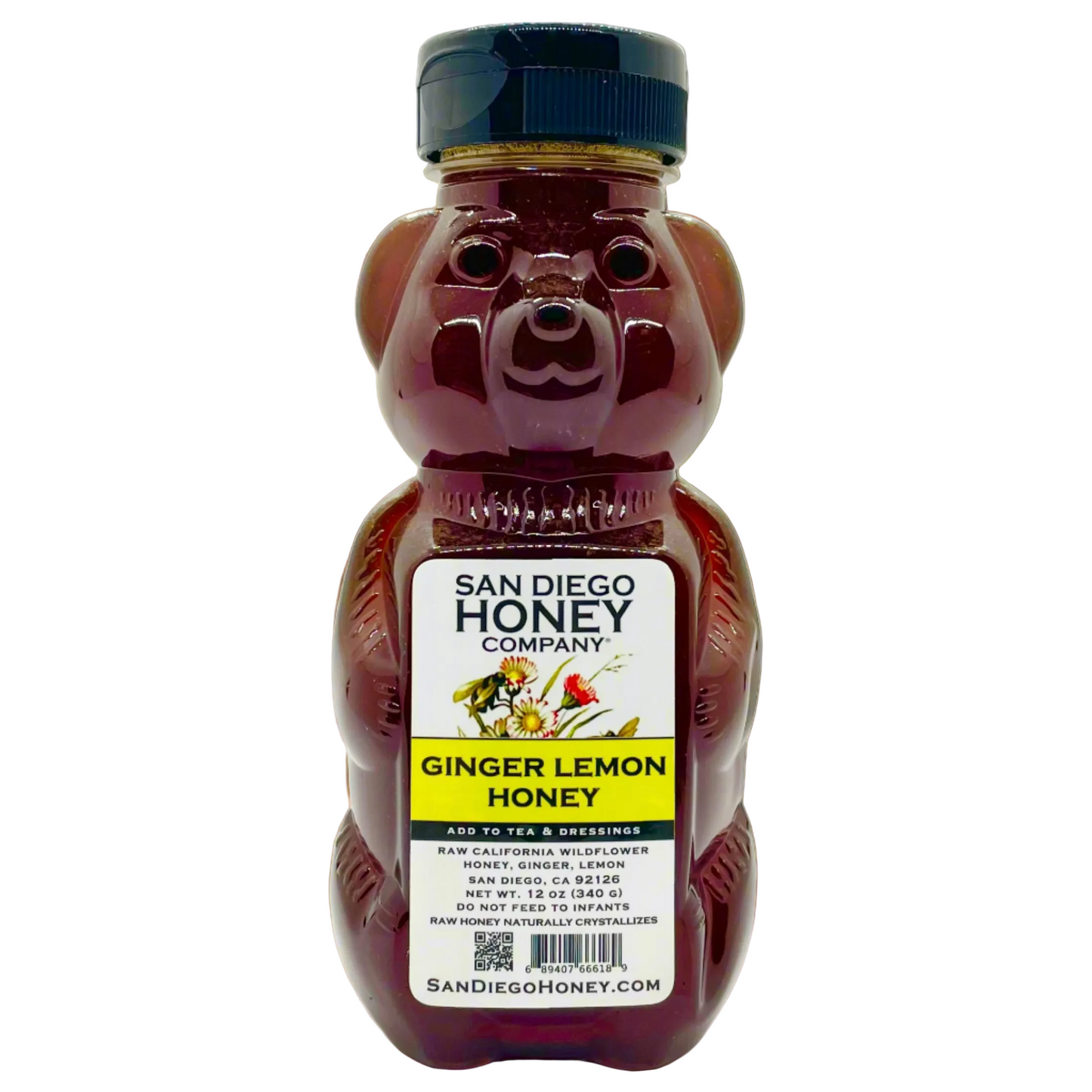 Ginger Lemon Infused Honey