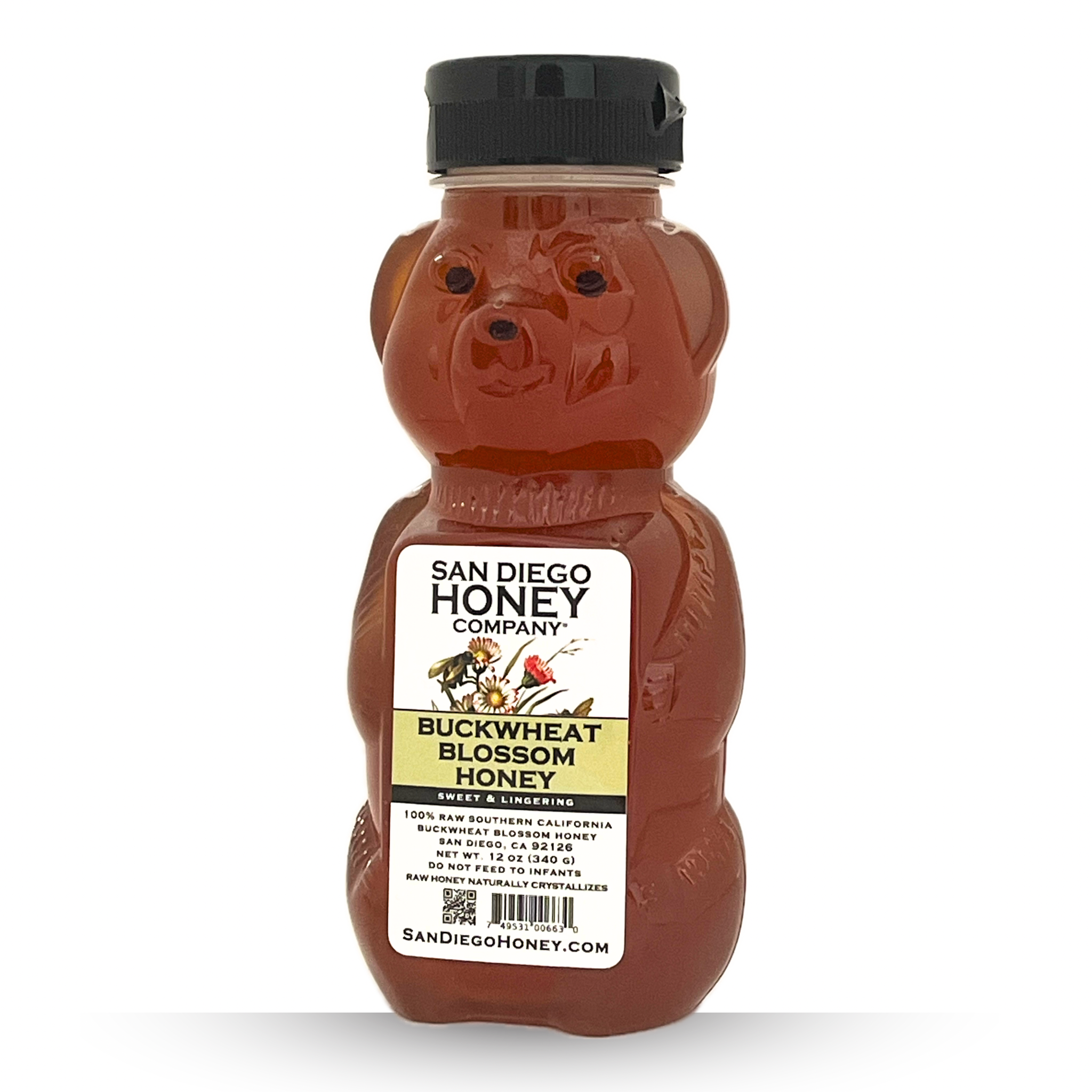 Raw San Diego Buckwheat Blossom Honey – Bold & Dark – San Diego