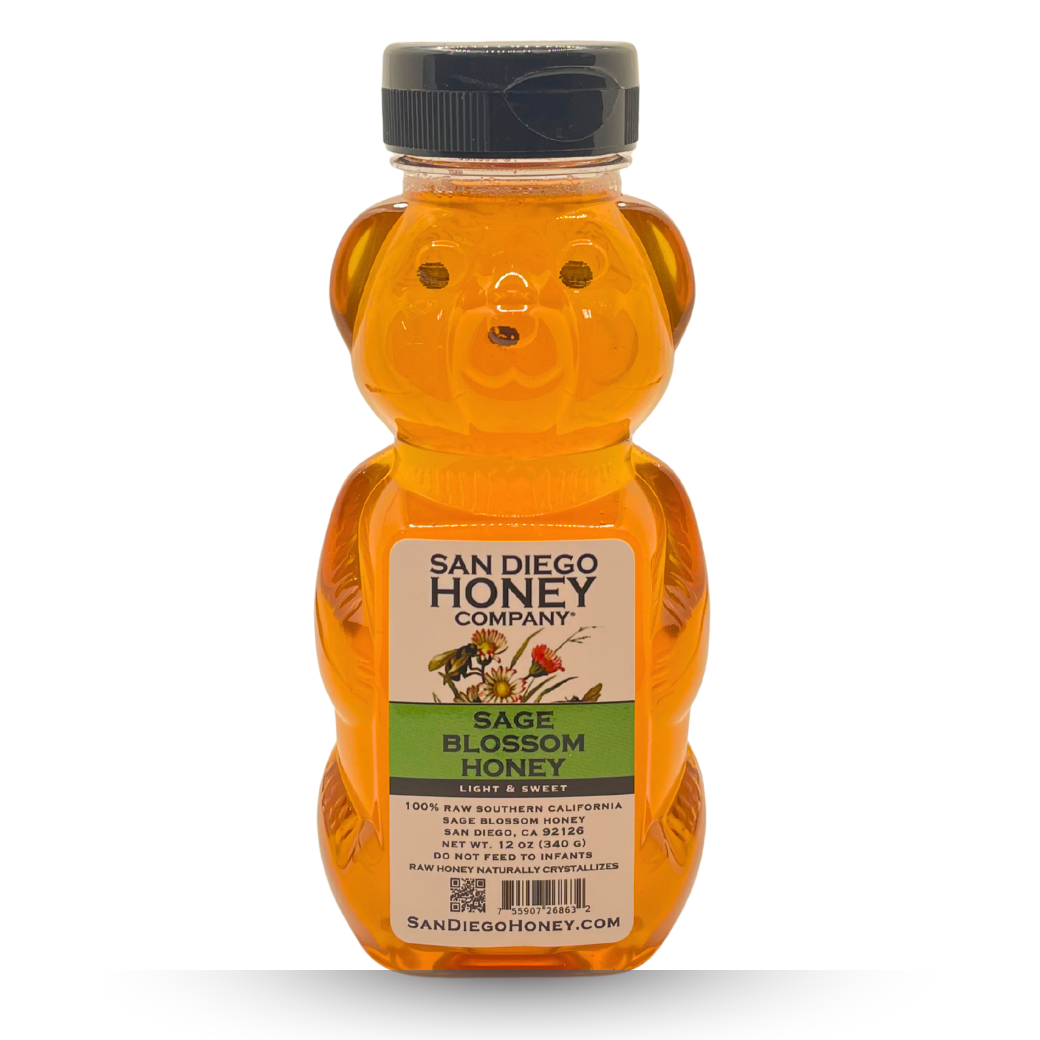 Raw Southern California Sage Blossom Honey – Floral & Smooth – San