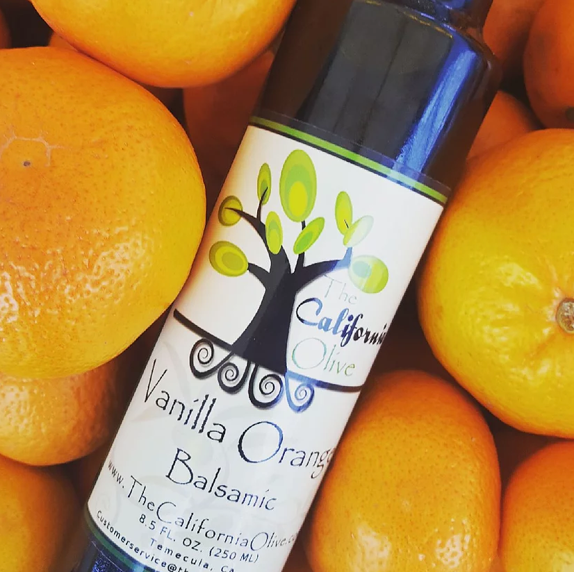 Vanilla Orange Dark Balsamic Vinegar of Modena - San Diego Honey Company®