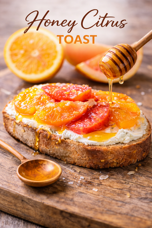 San Diego Honey Co Honey Citrus Toast Recipe
