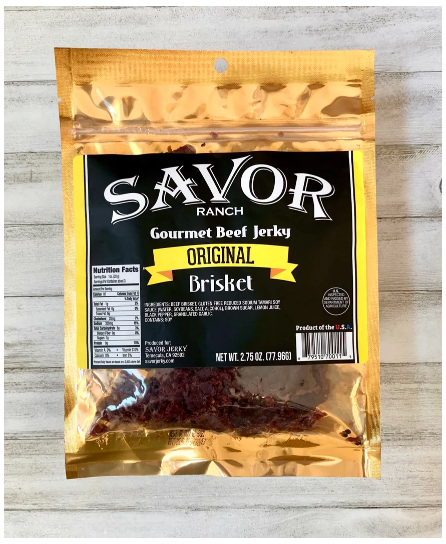 Savor Ranch Beef Brisket Jerky