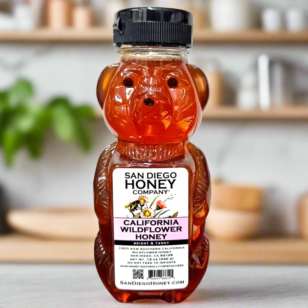 Raw Southern California Wildflower Honey San Diego Honey Company®
