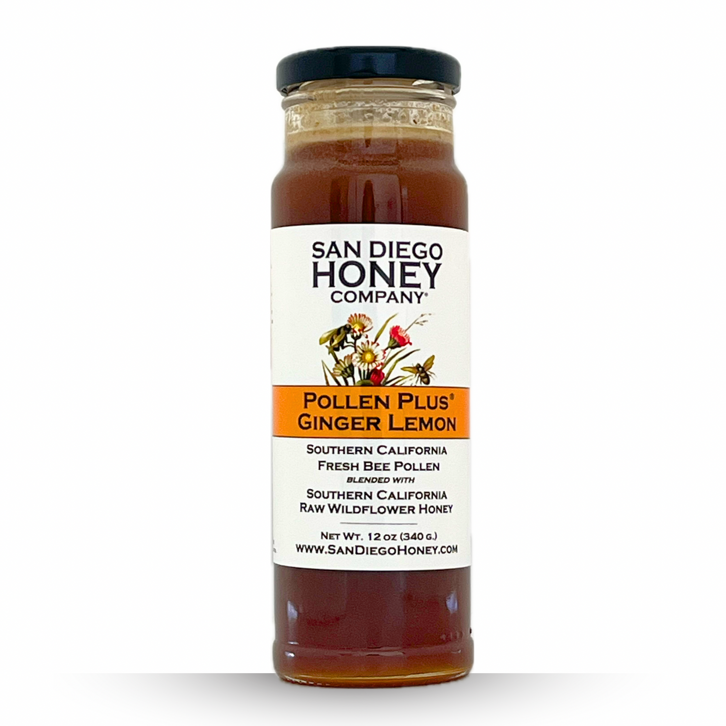 Boost your day with our Raw Bee Pollen + Ginger Lemon Honey — a zesty, nutrient-rich blend perfect for tea, toast, smoothies, and natural wellness support.