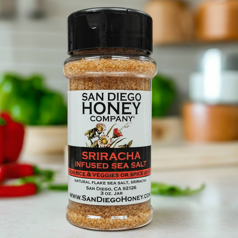 Try Sriracha Sea Salt — bold, spicy gourmet sea salt perfect for eggs, popcorn, tacos & grilled veggies. Artisan seasoning with fiery flavor from San Diego.