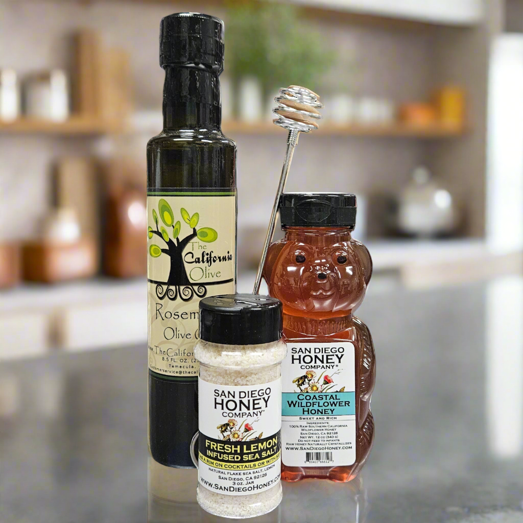 Gift Set - Customize Your Own - Olive Oil, Sea Salt & Honey