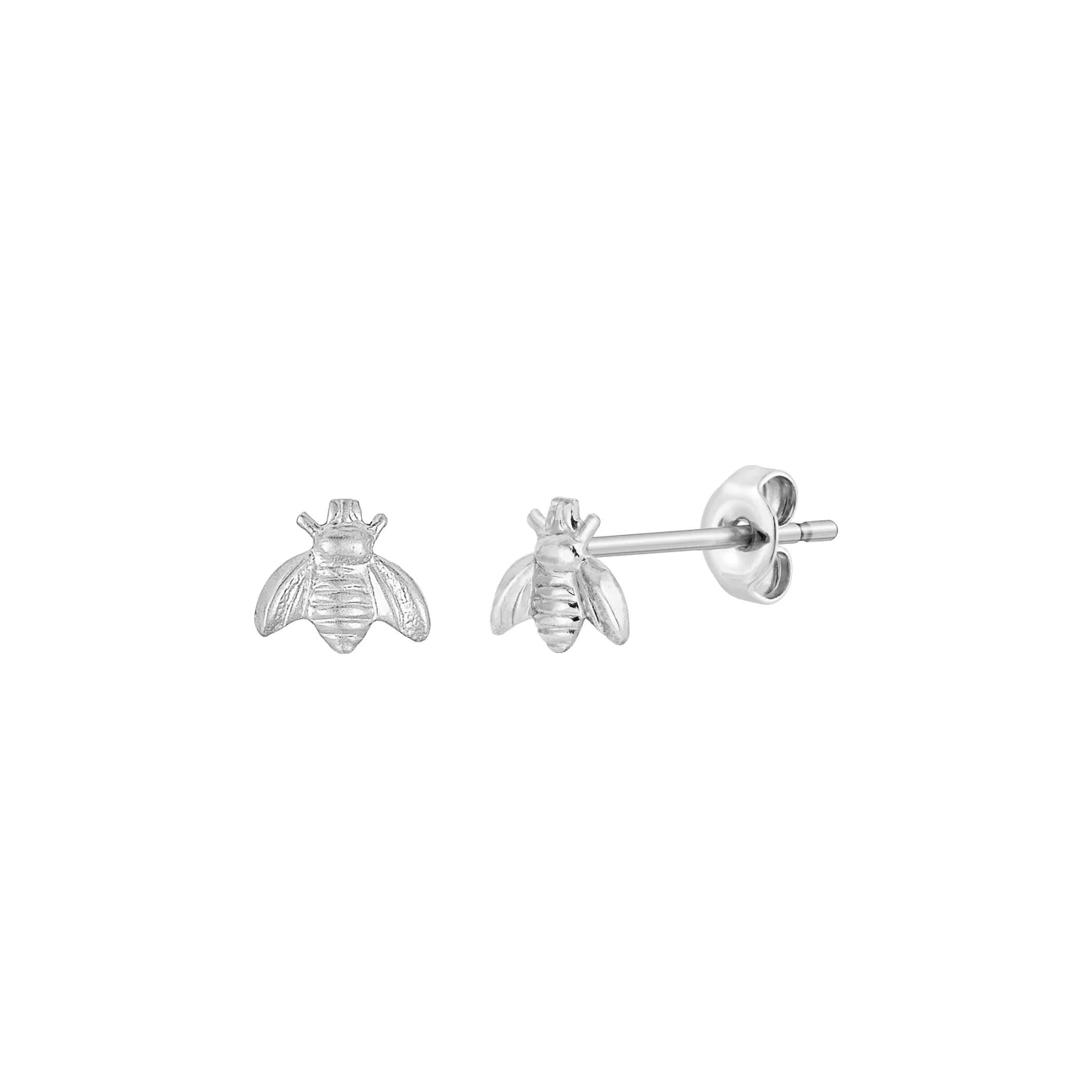 Silver Save the Bees Earrings and Wildflower Seeds