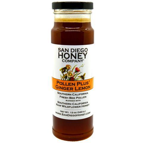 Pollen Plus® Ginger Lemon - Bee Pollen and Raw Honey - San Diego Honey Company®