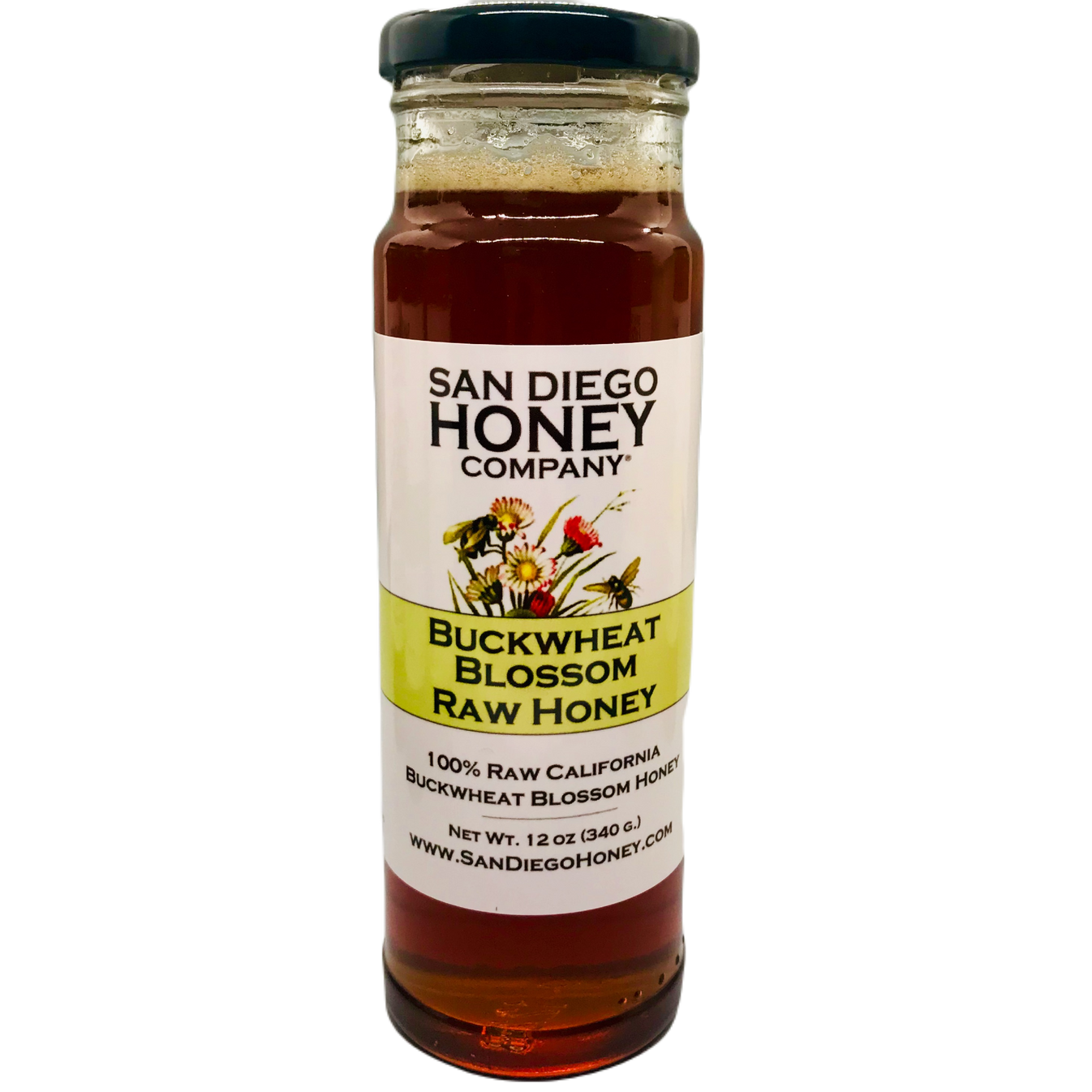 Raw Southern California Buckwheat Blossom Honey San Diego Honey Company®