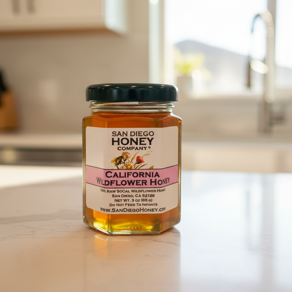 Raw Southern California Wildflower Honey San Diego Honey Company®