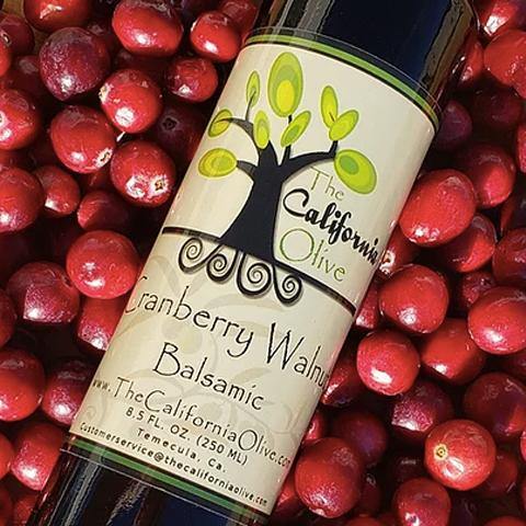 Cranberry Walnut Dark Balsamic Vinegar | San Diego Honey Company®