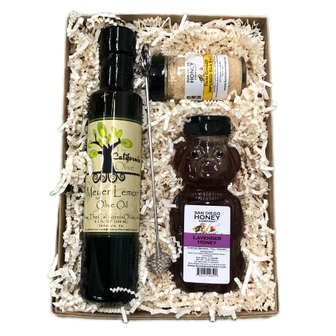 Gift Set - Olive Oil, Sea Salt & Honey