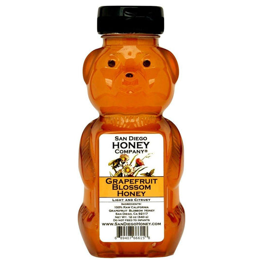 Raw Southern California Grapefruit Blossom Honey - San Diego Honey Company®