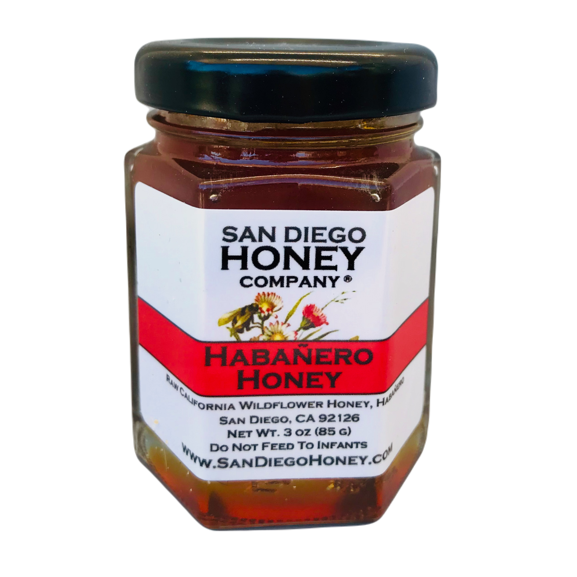 Habanero Infused Raw San Diego Honey