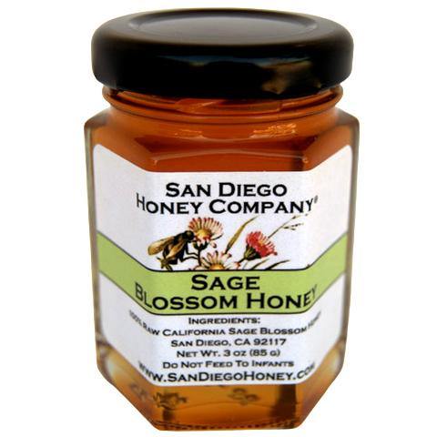 Raw Southern California Sage Blossom Honey - San Diego Honey Company®